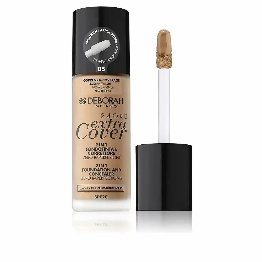 Fond de teint fluide deborah 24 ore extra cover no 05 30 ml spf 20_6951. DIAYTAR COTE D'IVOIRE - Où Choisir est un Plaisir Responsable. Explorez notre boutique en ligne et adoptez des produits qui reflètent notre engagement envers la durabilité.