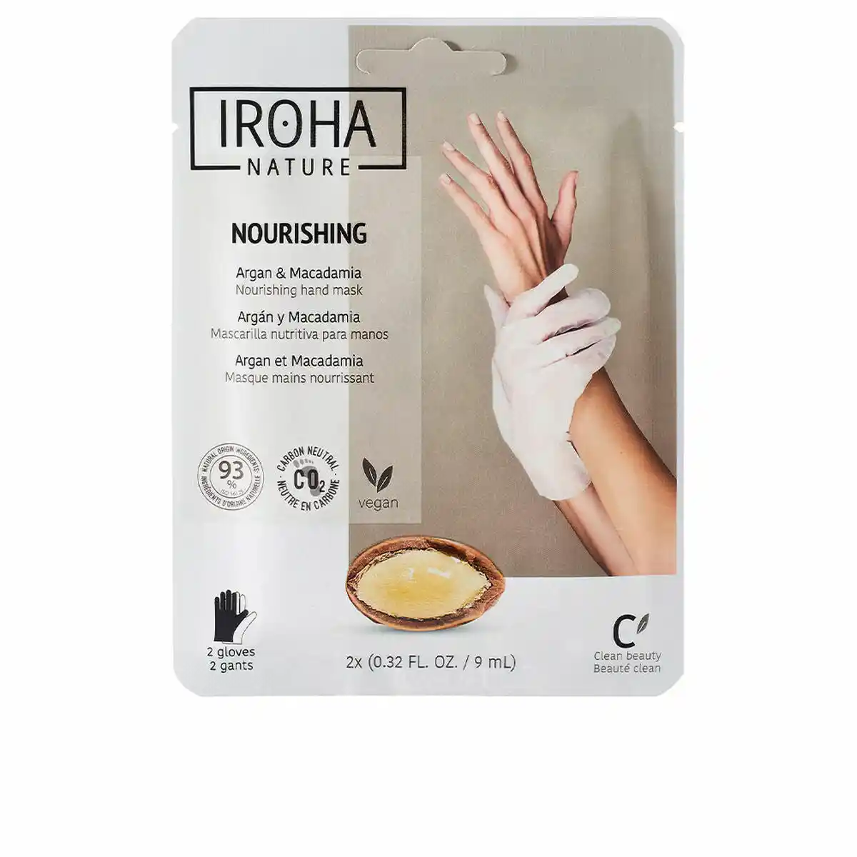 Gants de traitement des mains iroha macadamia argan 1 piece_3681. DIAYTAR COTE D'IVOIRE - Où Choisir Devient une Découverte. Explorez notre boutique en ligne et trouvez des articles qui vous surprennent et vous ravissent à chaque clic.