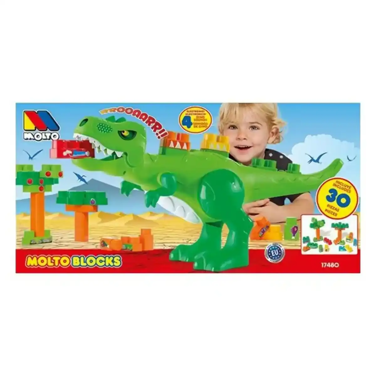 Jeu de blocs de construction Moltó 17480 (30 pcs). SUPERDISCOUNT FRANCE