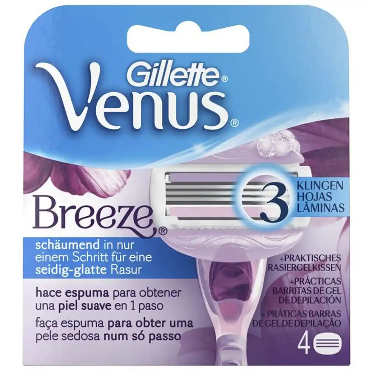 Lame de rasoir de rechange gillette venus breeze 4 unites_2984. DIAYTAR COTE D'IVOIRE - Votre Marché Virtuel au Côte d'Ivoire. Parcourez notre boutique en ligne pour trouver des trésors cachés, des articles indispensables du quotidien aux joyaux artistiques.