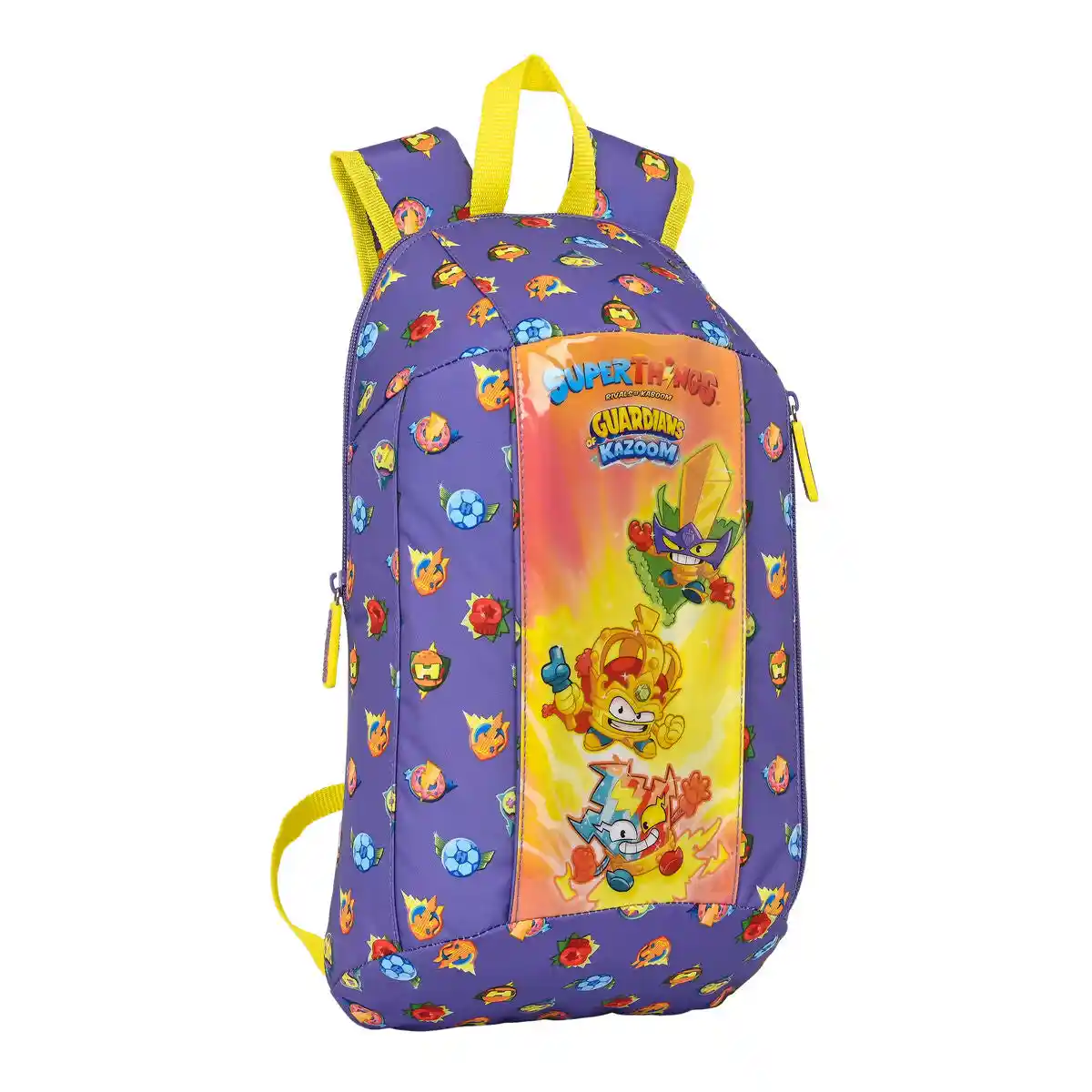 Sac enfant SuperThings Les Gardiens de Kazoom Mini Violet Jaune (22 x 39 x 10 cm). SUPERDISCOUNT FRANCE