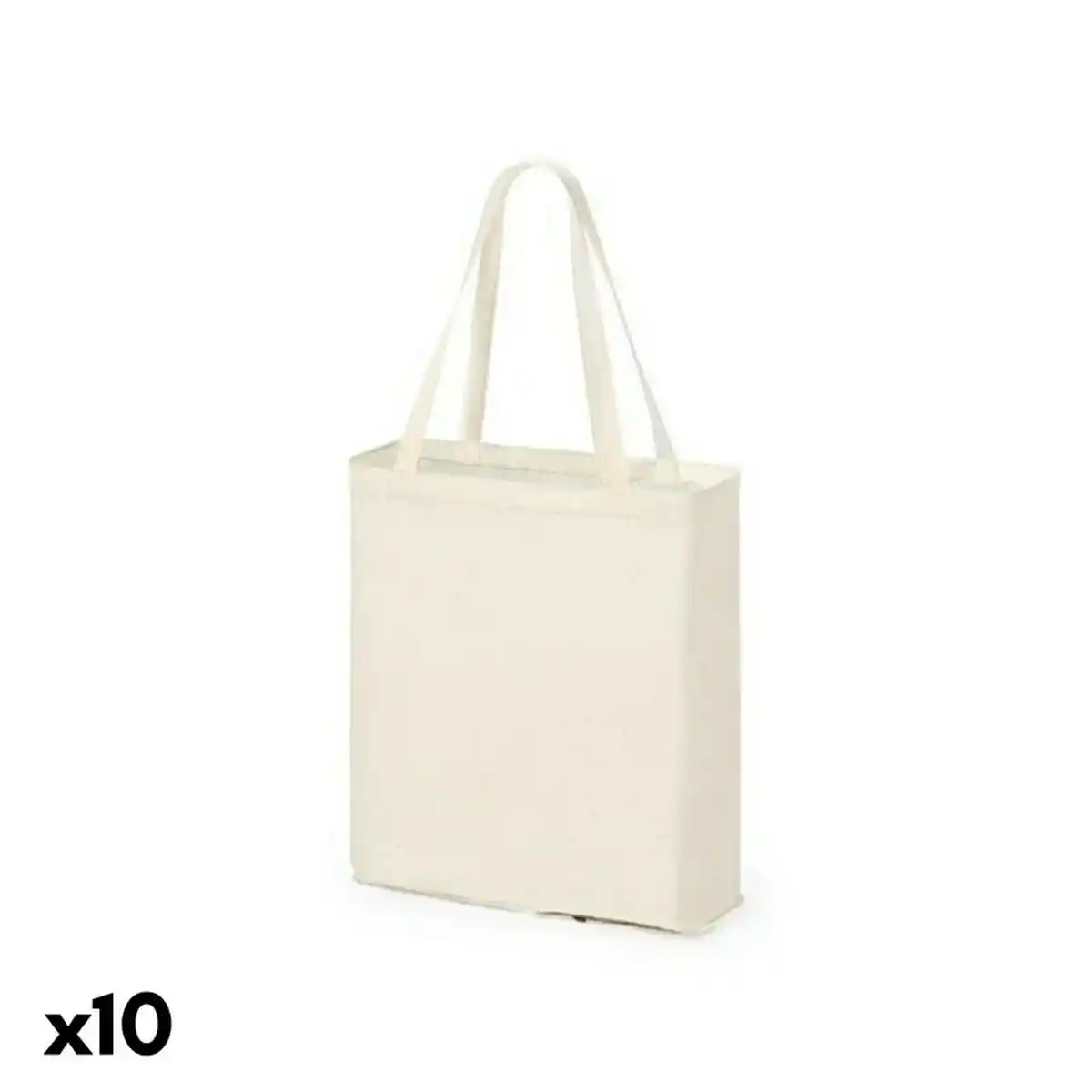 Sac pliant 146727 100 coton 10unites _6736. DIAYTAR COTE D'IVOIRE - Votre Destination Shopping Inspirante. Explorez notre catalogue pour trouver des articles qui stimulent votre créativité et votre style de vie.