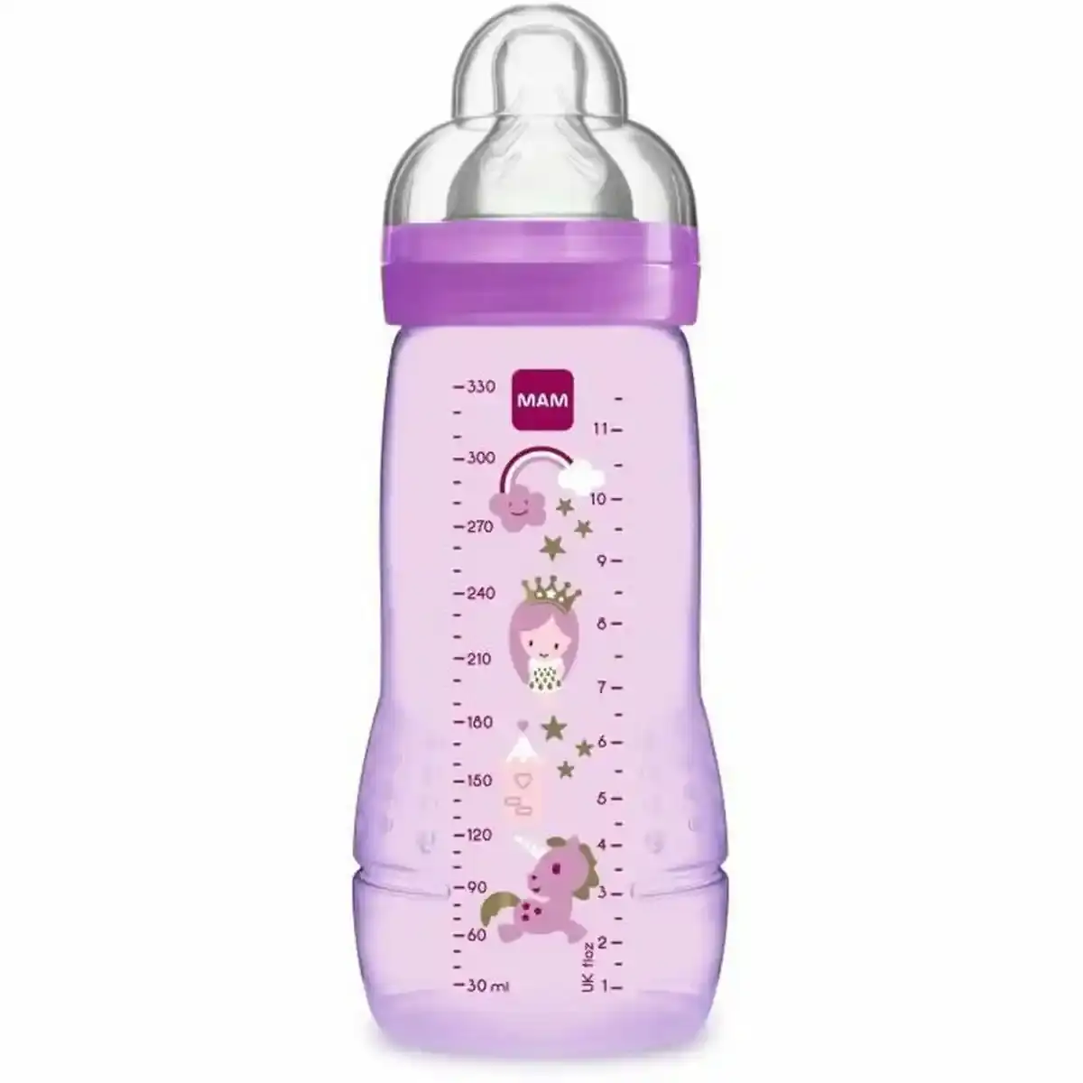 Biberon Anti-colique MAM Easy Active Rose (Reconditionné A). SUPERDISCOUNT FRANCE