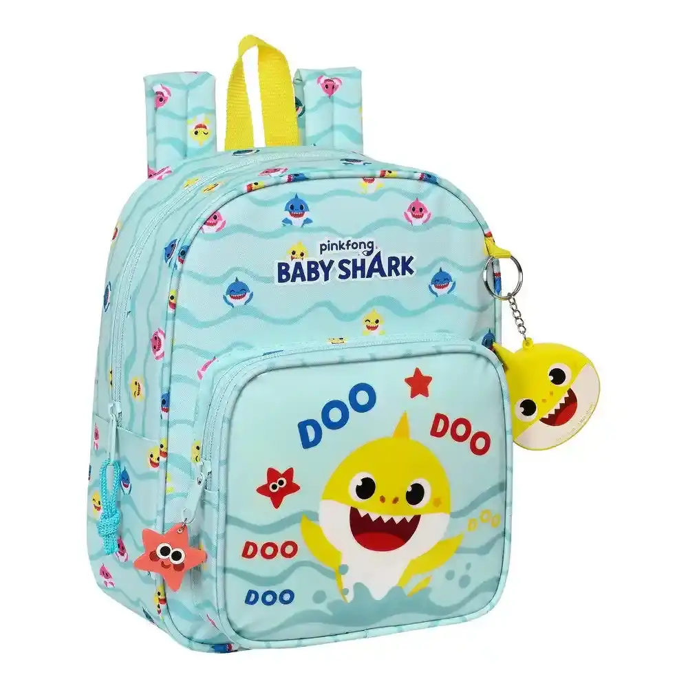 Cartable Baby Shark Beach day Jaune Bleu Clair (22 x 27 x 10 cm). SUPERDISCOUNT FRANCE