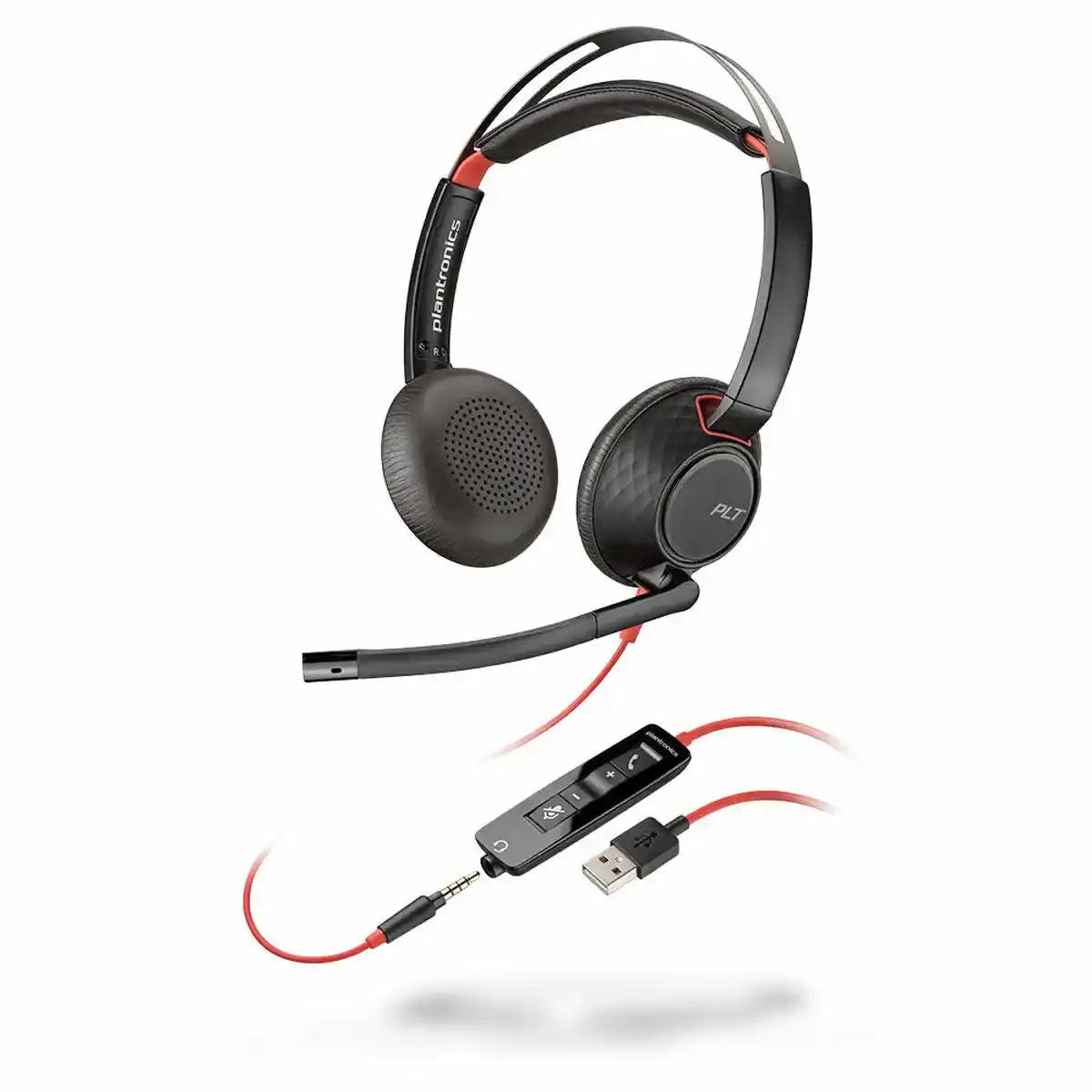 Casque avec Microphone Poly BLACKWIRE 5220 Noir. SUPERDISCOUNT FRANCE
