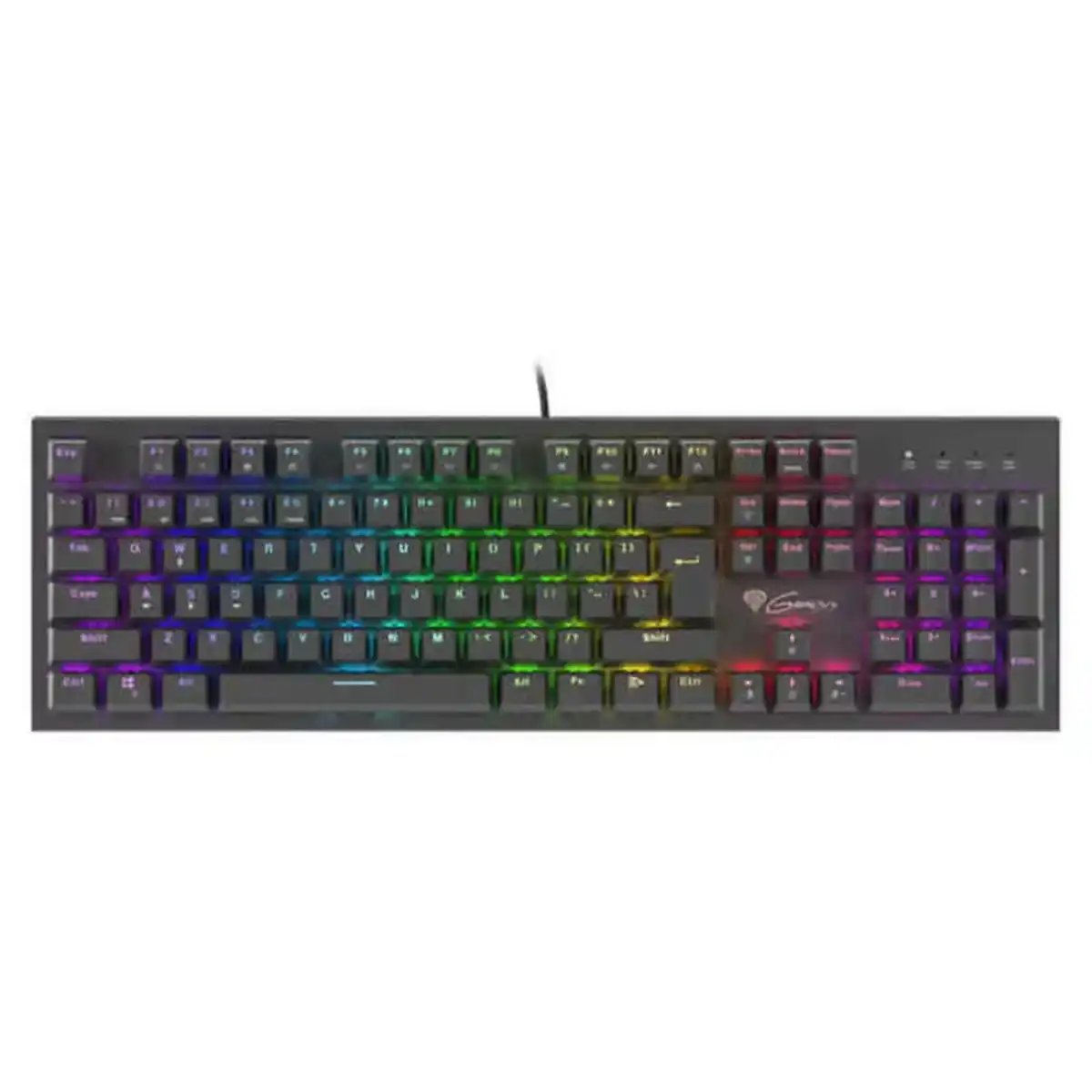 Clavier Gaming Genesis NKG-1722 RGB Noir Espagnol. SUPERDISCOUNT FRANCE