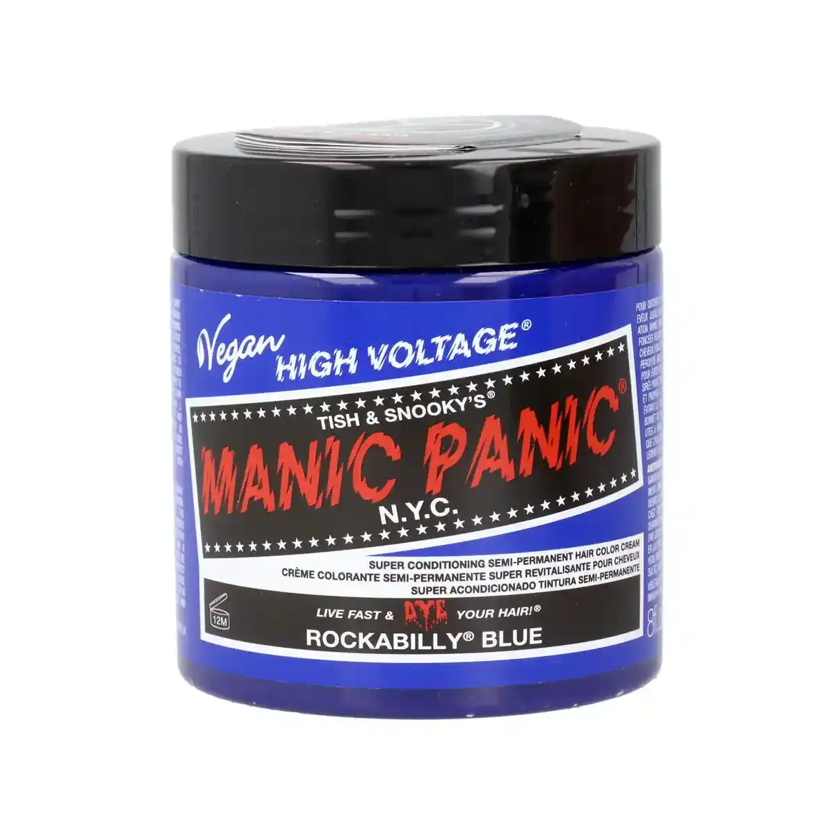 Colorant semi permanent manic panic panic high blue vegan 237 ml _8214. DIAYTAR COTE D'IVOIRE - Où Chaque Produit est une Histoire à Raconter. Découvrez notre sélection de produits qui vous permettent de créer votre propre récit à travers vos achats.