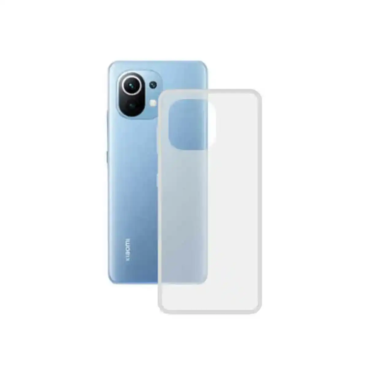 Coque Mobile KSIX Xiaomi Mi11 Lite Transparente. SUPERDISCOUNT FRANCE