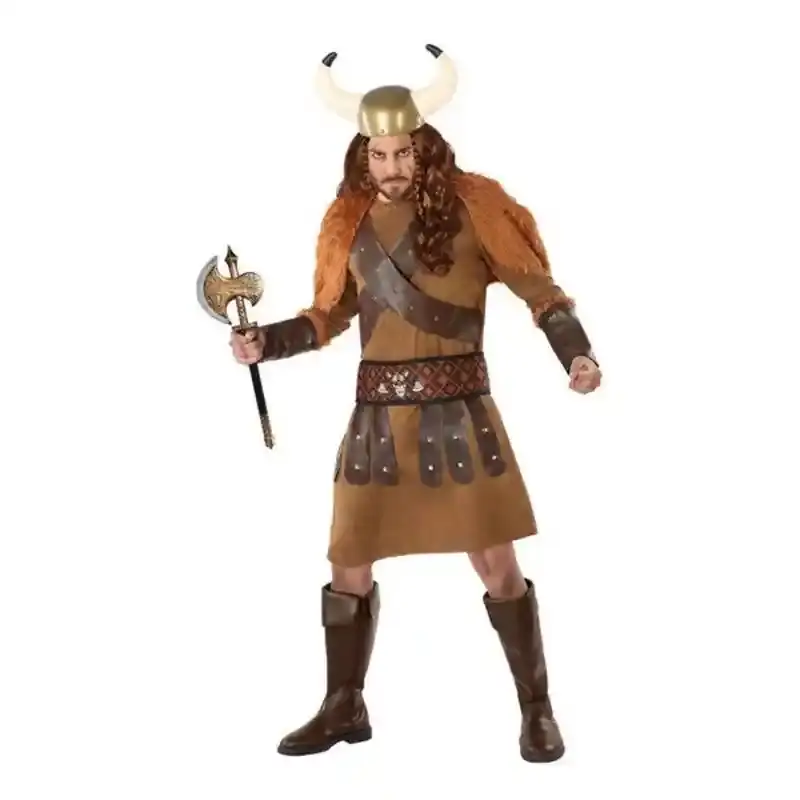 Déguisement pour Adultes 113985 Marron (3 pcs) Homme Viking. SUPERDISCOUNT FRANCE