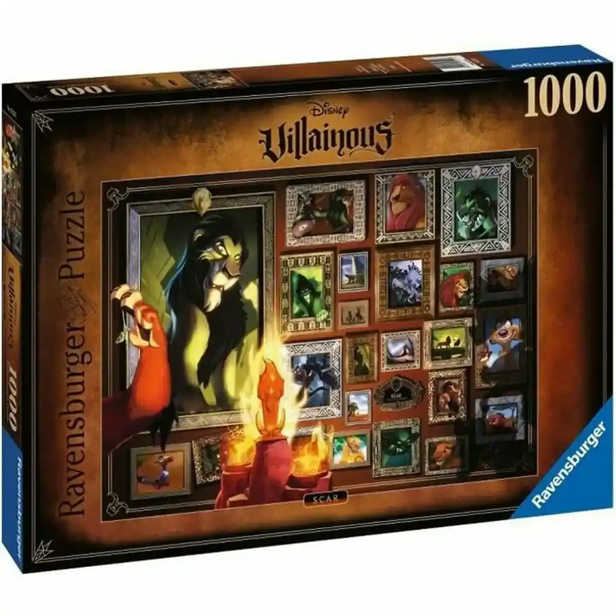 Puzzle Ravensburger Scar - Disney Villainous Collection (1000 pièces). SUPERDISCOUNT FRANCE