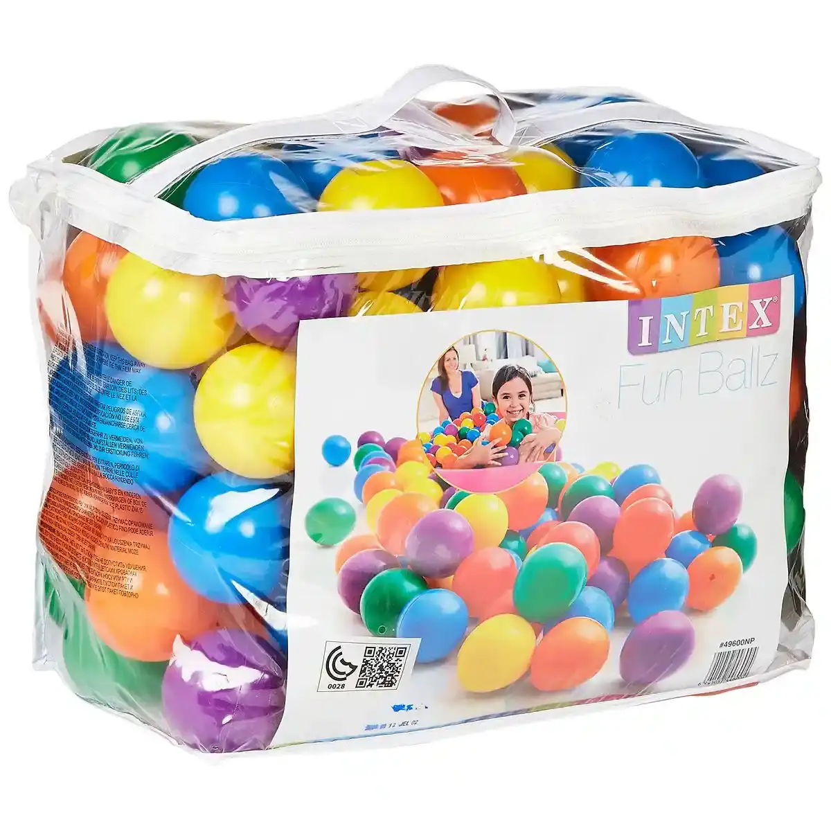 Balles Intex Fun Ballz Multicolore 100 Pièces. SUPERDISCOUNT FRANCE