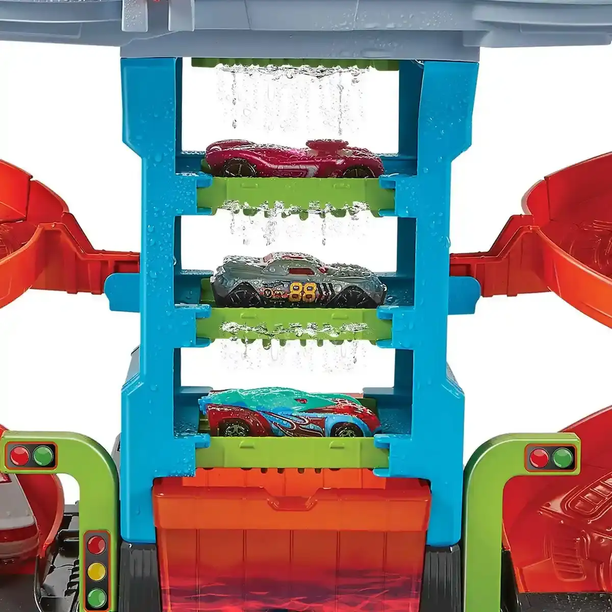 Centre d'activités Hot Wheels Mega Tower Carwash 41,55 x 51,77 cm. SUPERDISCOUNT FRANCE