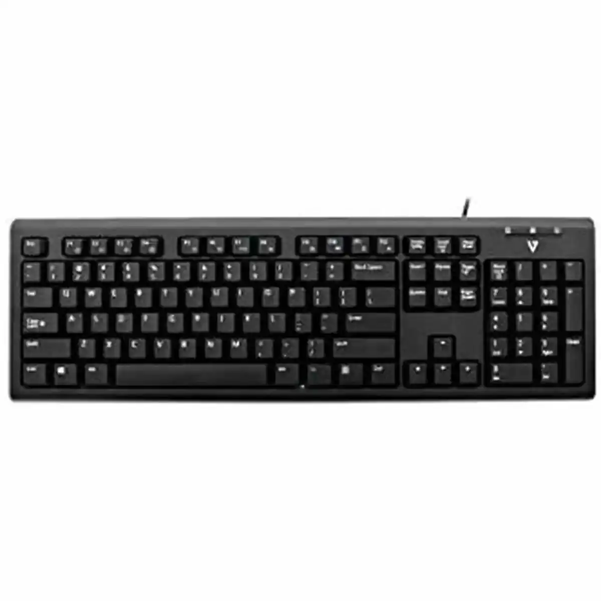 Clavier V7 KU200GS-DE Noir Allemand QWERTZ. SUPERDISCOUNT FRANCE