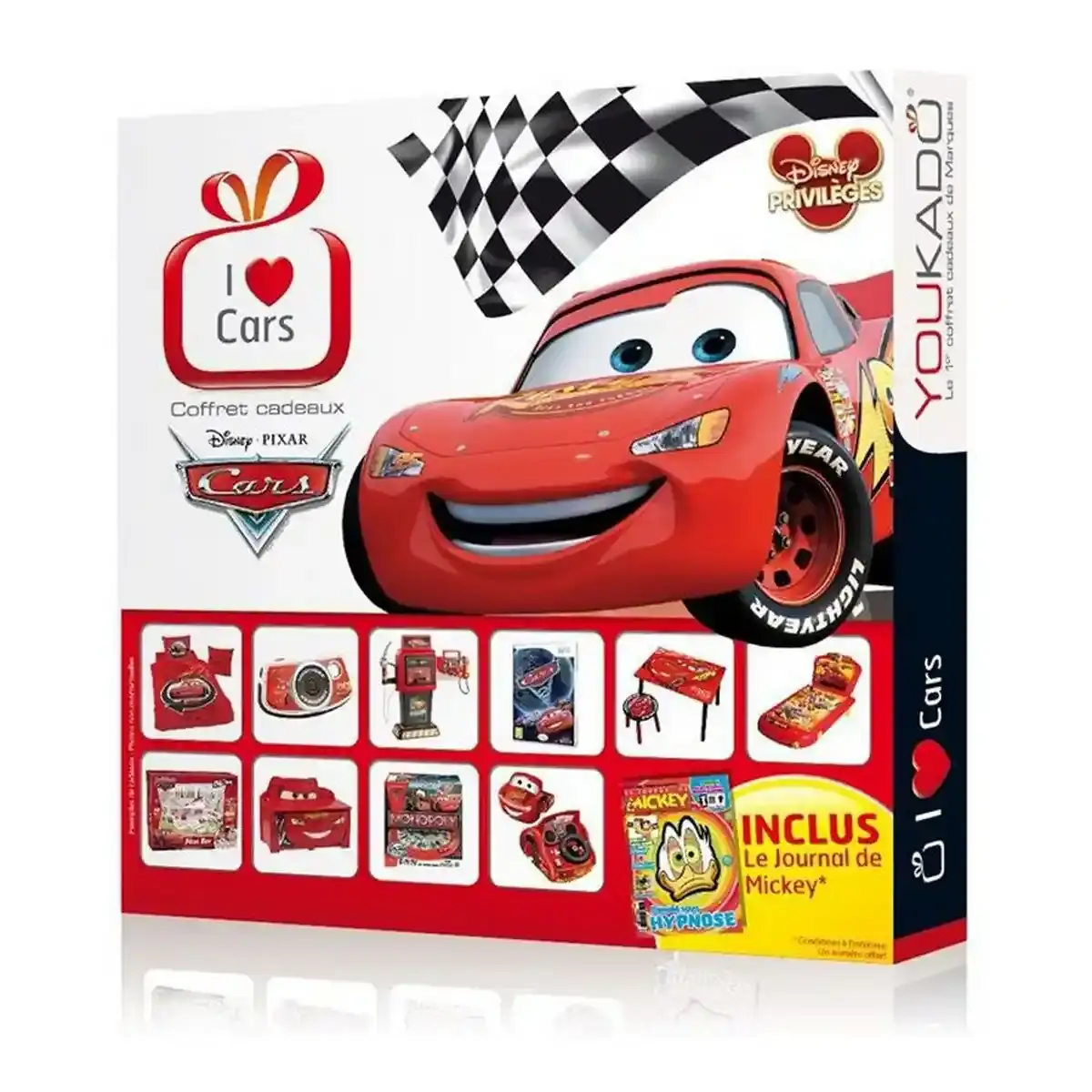 Coffret Cadeau Youkado J'aime les Voitures. SUPERDISCOUNT FRANCE