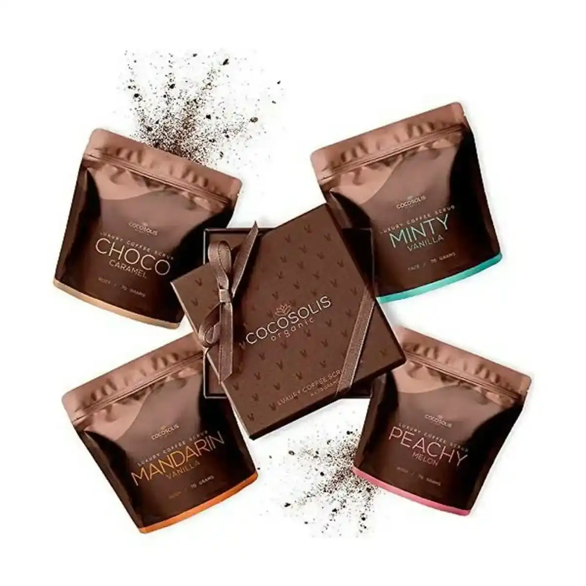 Coffret gommage au cafe de luxe nettoyant exfoliant cocosolis 4 x 70 ml _7486. Bienvenue sur DIAYTAR COTE D'IVOIRE - Où Chaque Produit a son Charme. Explorez notre sélection minutieuse et trouvez des articles qui vous séduisent et vous inspirent.