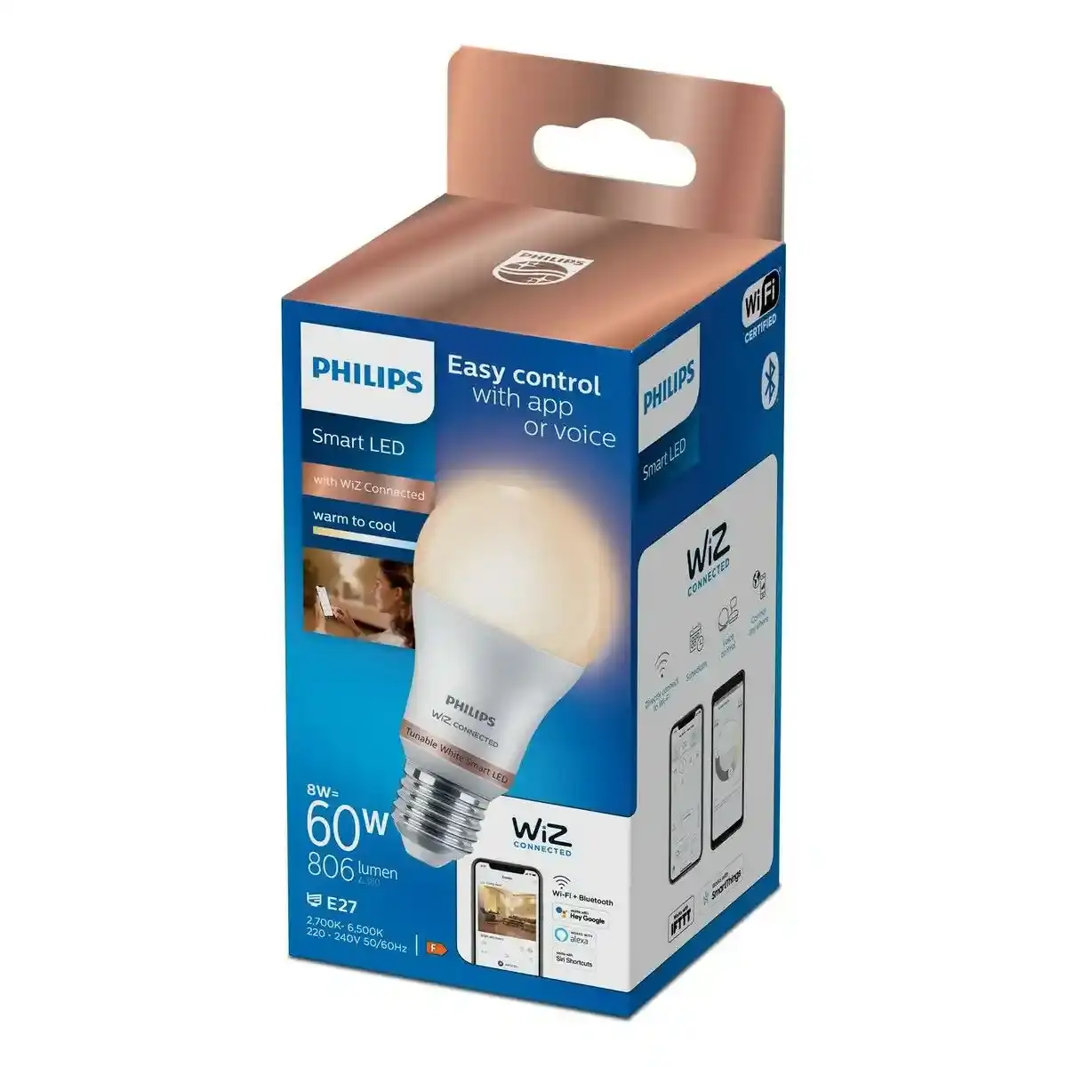 Lampe led philips wiz 8 w 806 lm 2700 k 6500 k _7798. Bienvenue sur DIAYTAR COTE D'IVOIRE - Où Chaque Détail compte. Plongez dans notre univers et choisissez des produits qui ajoutent de l'éclat et de la joie à votre quotidien.