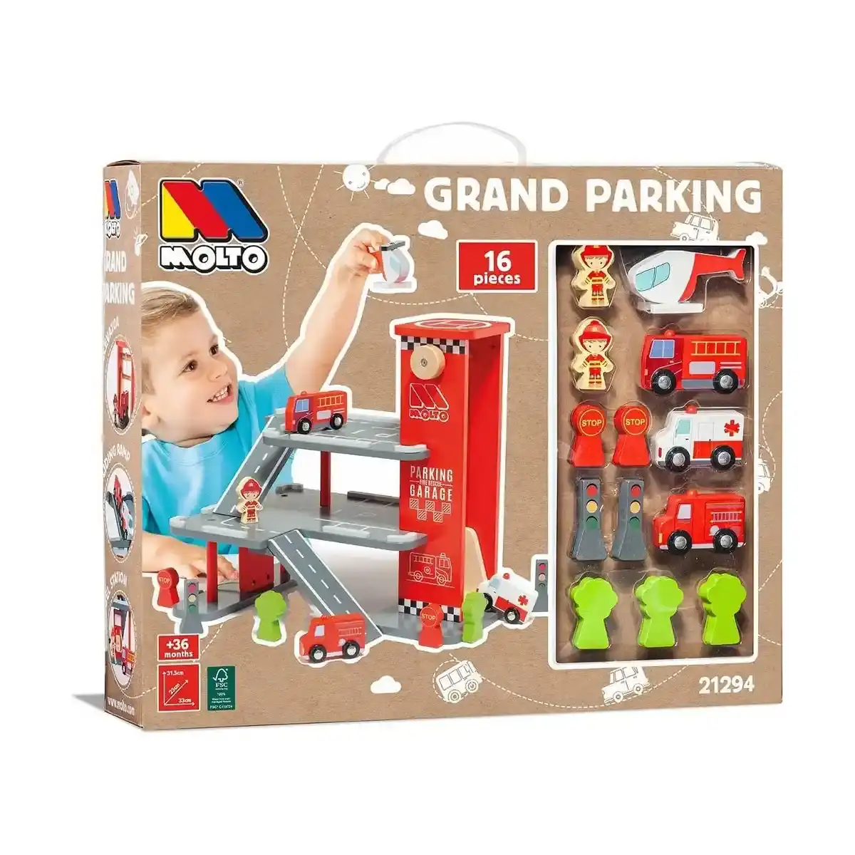 Parking avec Voitures Moltó Grand Parking 16 Pièces. SUPERDISCOUNT FRANCE