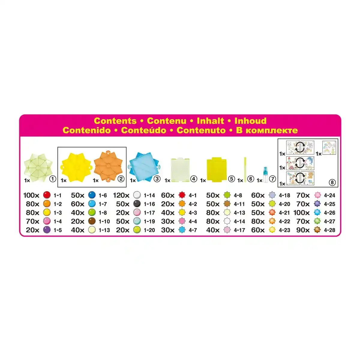 Perles de verre Aquabeads Star Beads. SUPERDISCOUNT FRANCE