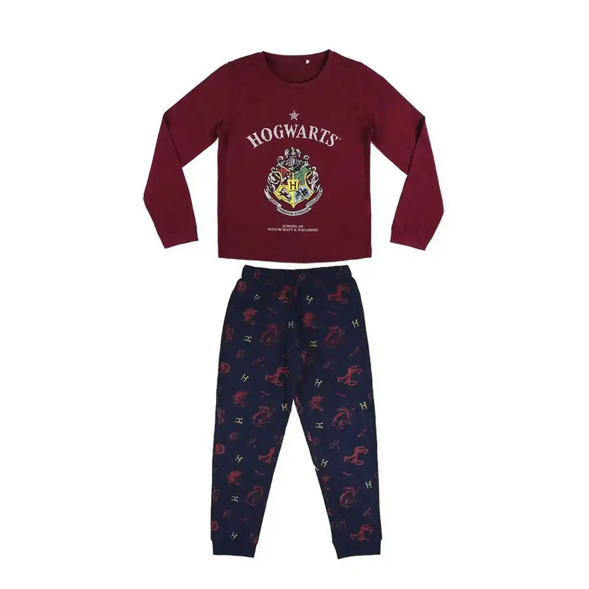 Pyjama Enfant Harry Potter Rouge. SUPERDISCOUNT FRANCE