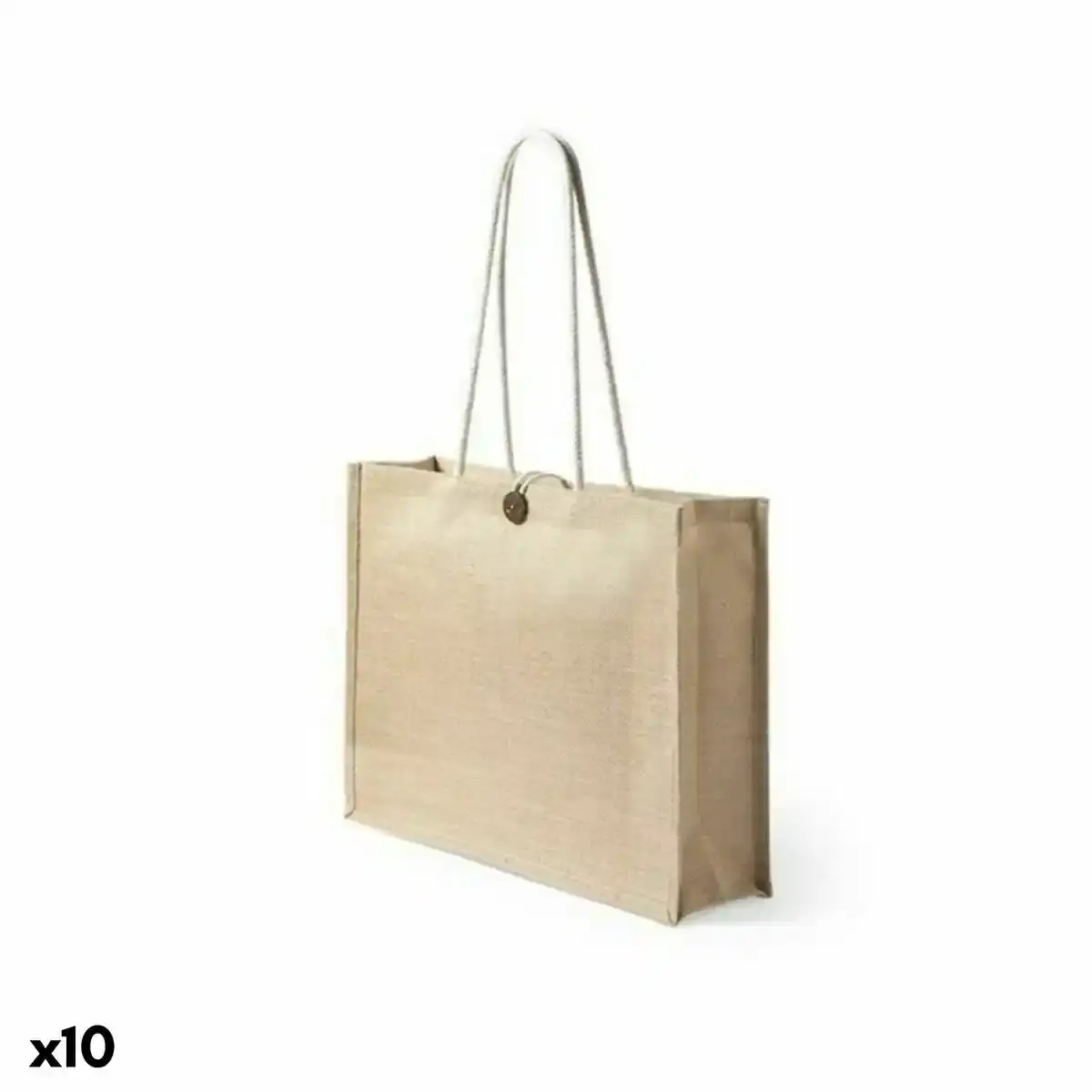 Sac 146820 jute 70 cm 10unites _7185. DIAYTAR COTE D'IVOIRE - Là où le Shopping devient une Fête des Sens. Plongez dans notre univers et choisissez des produits qui éveillent votre goût pour l'esthétique et l'authenticité.