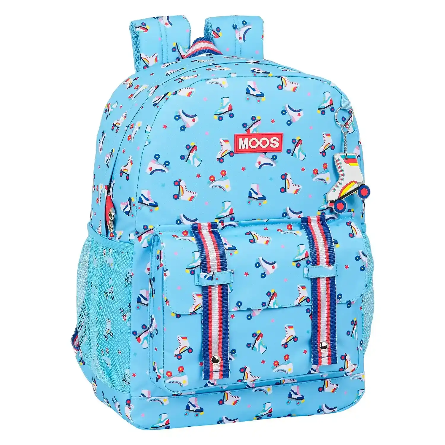 Sac à dos pour ordinateur portable Rollers Moos M754B Bleu clair Multicolore (32 x 43 x 14 cm). SUPERDISCOUNT FRANCE