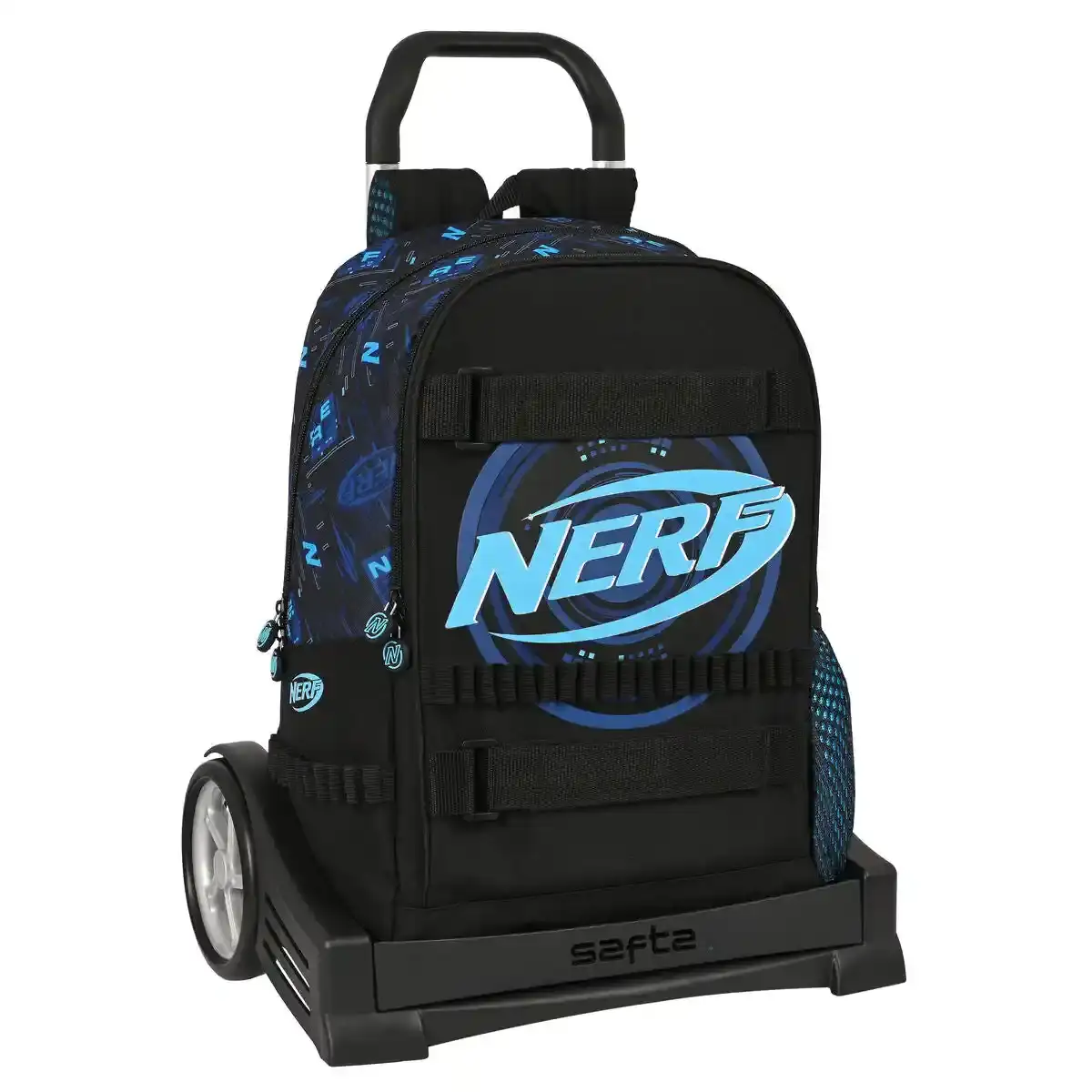 Sac à dos scolaire à roulettes Nerf Boost Noir (31 x 44 x 17 cm). SUPERDISCOUNT FRANCE