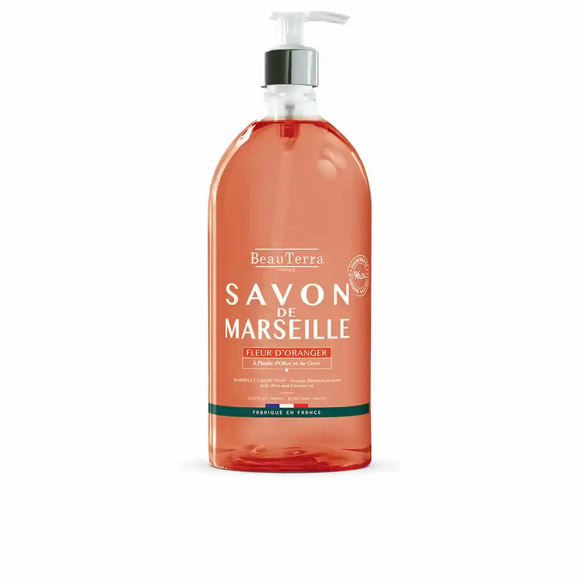 Savon liquide beauterra marseille universel mains fleur d oranger 1 l_5395. Entrez dans l'Univers de DIAYTAR COTE D'IVOIRE - Où Choisir est un Voyage. Explorez notre gamme diversifiée et trouvez des articles qui répondent à tous vos besoins et envies.