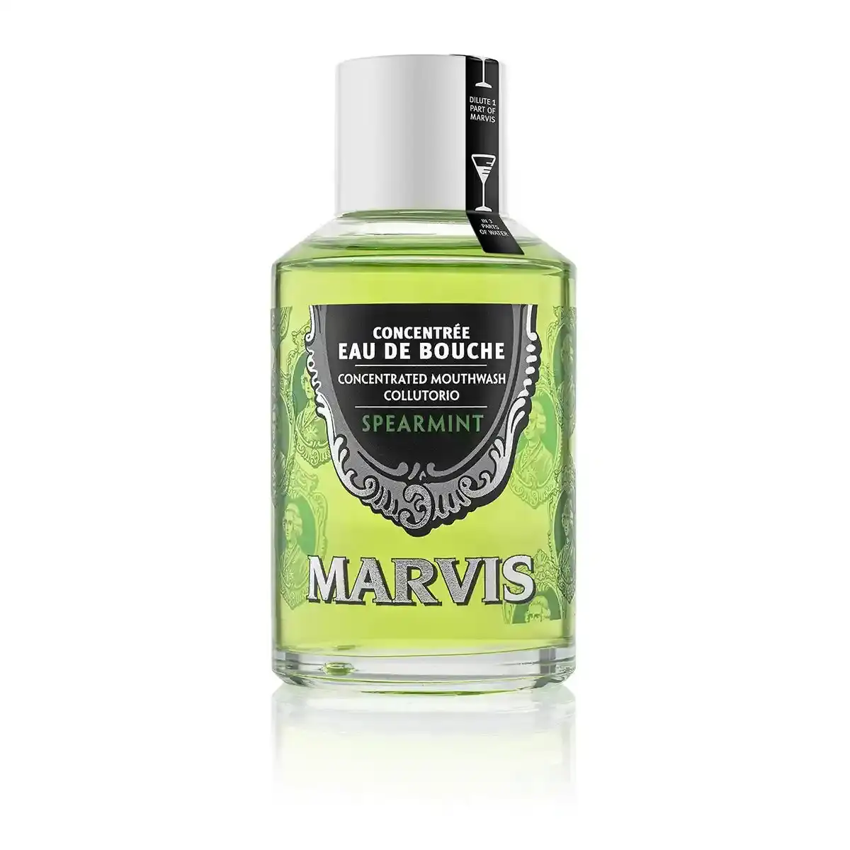 Bain de bouche marvis menthe verte 120 ml _2109. DIAYTAR COTE D'IVOIRE - Là où Chaque Produit Est une Trouvaille. Explorez notre sélection minutieuse et découvrez des articles qui correspondent à votre style de vie et à vos aspirations.