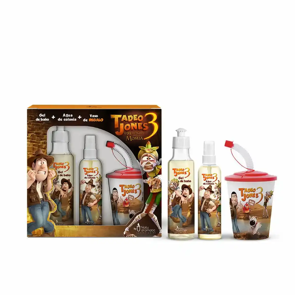 Coffret Parfum Enfant Natuaromatic Tadeo Jones (3 Pièces). SUPERDISCOUNT FRANCE