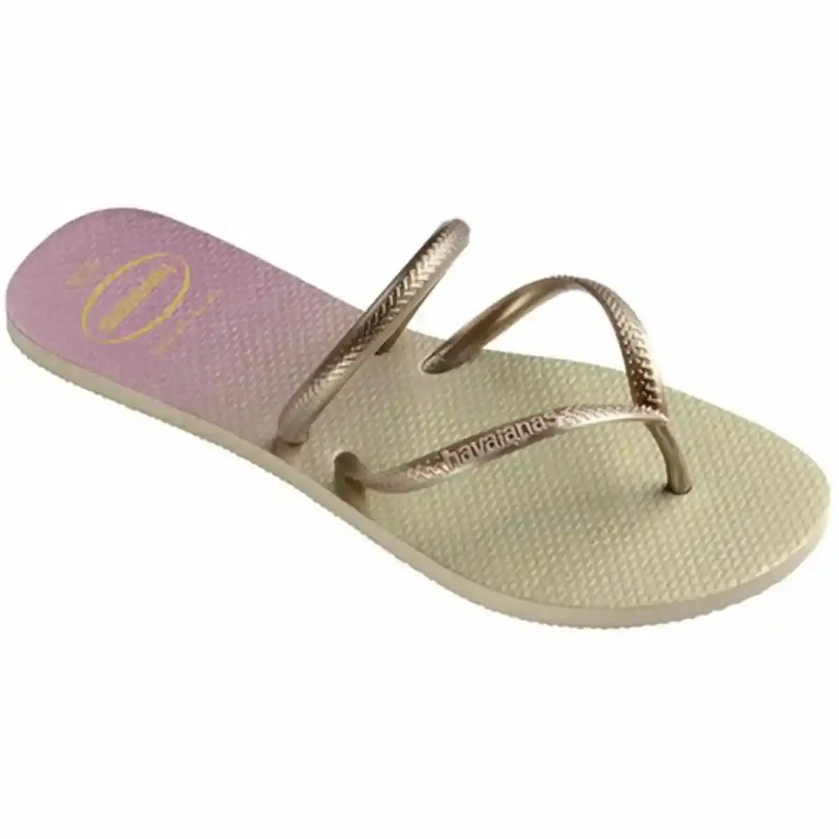 Tongs Femme Havaianas Flat Duo Jaune. SUPERDISCOUNT FRANCE