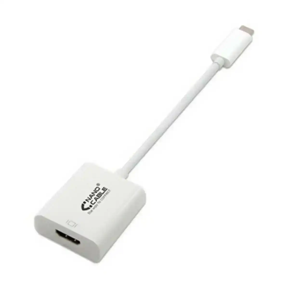 Adaptateur USB C vers HDMI NANOCABLE 10.16.4102 15 cm Blanc. SUPERDISCOUNT FRANCE