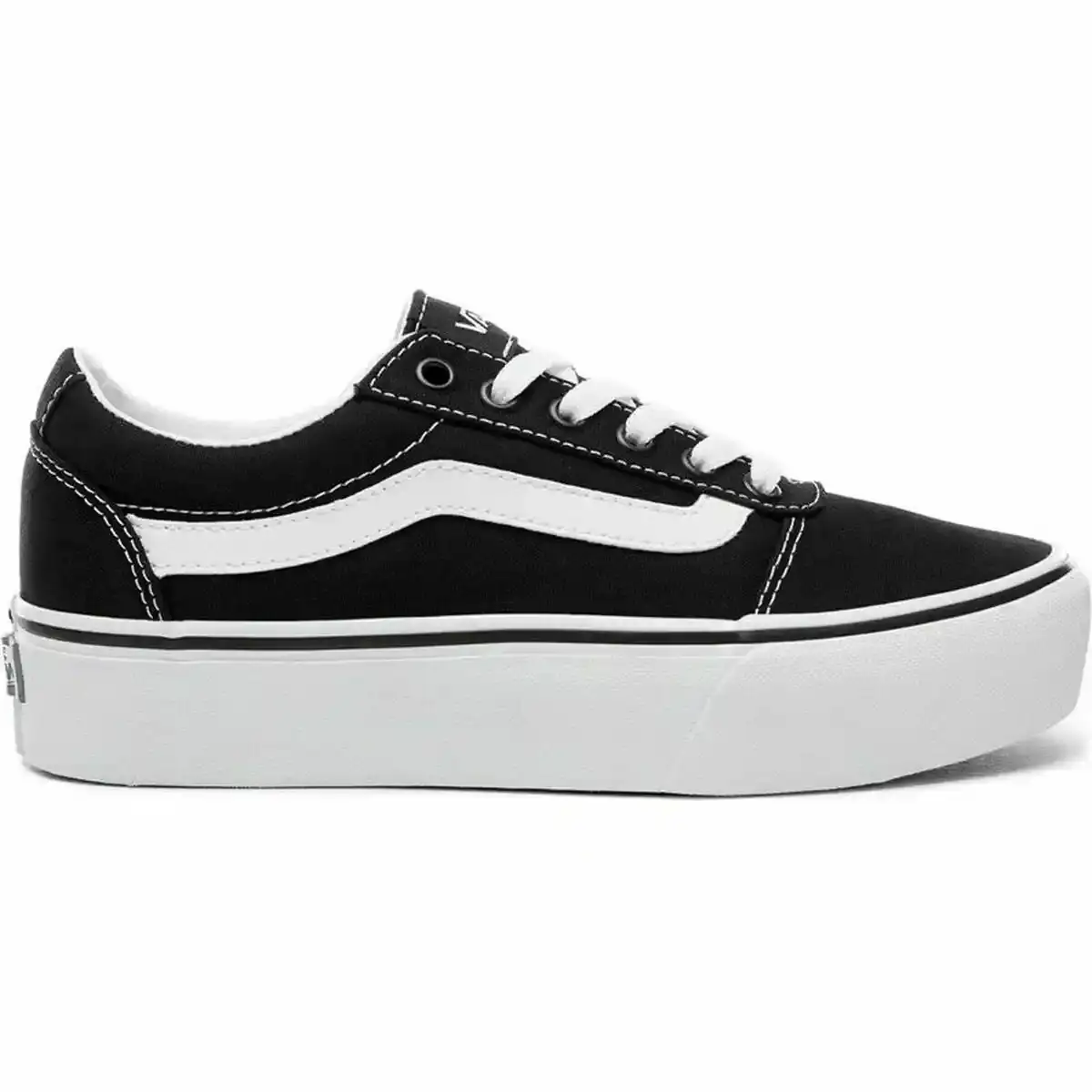 Baskets casual femme Vans Ward Platform Noir. SUPERDISCOUNT FRANCE