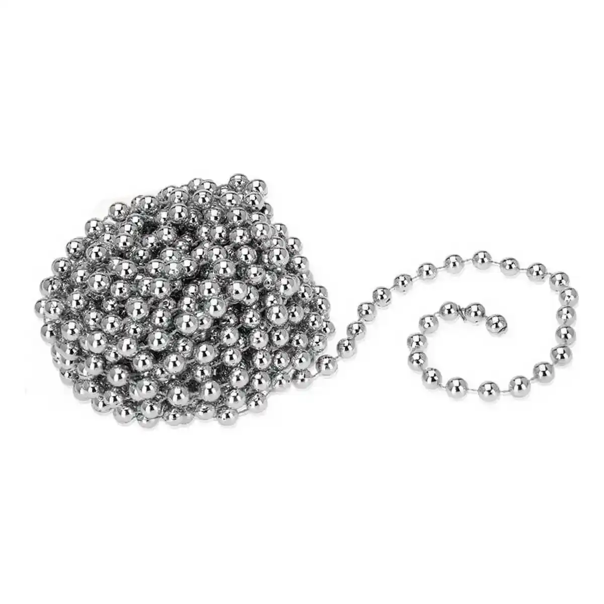 Boules de noel 7 5 m chaine decorative argent_8026. DIAYTAR COTE D'IVOIRE - L'Art de Vivre le Shopping Authentique. Découvrez notre boutique en ligne et trouvez des produits qui célèbrent la culture et l'héritage du Côte d'Ivoire.