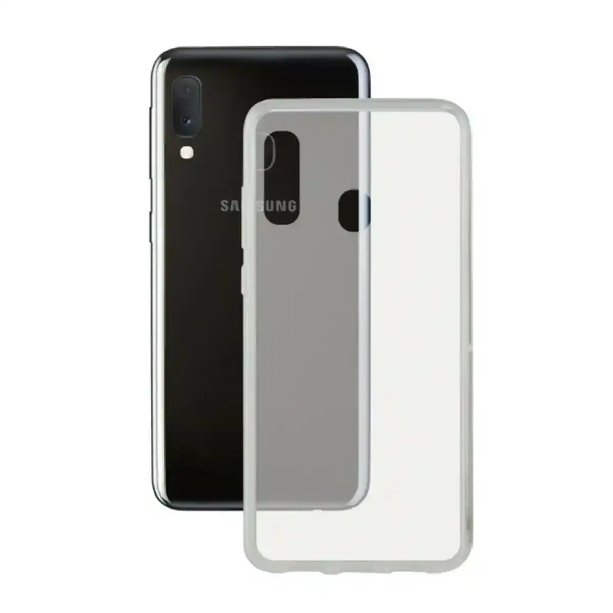 Coque pour téléphone portable avec bord en TPU Samsung Galaxy A20s KSIX Flex. SUPERDISCOUNT FRANCE