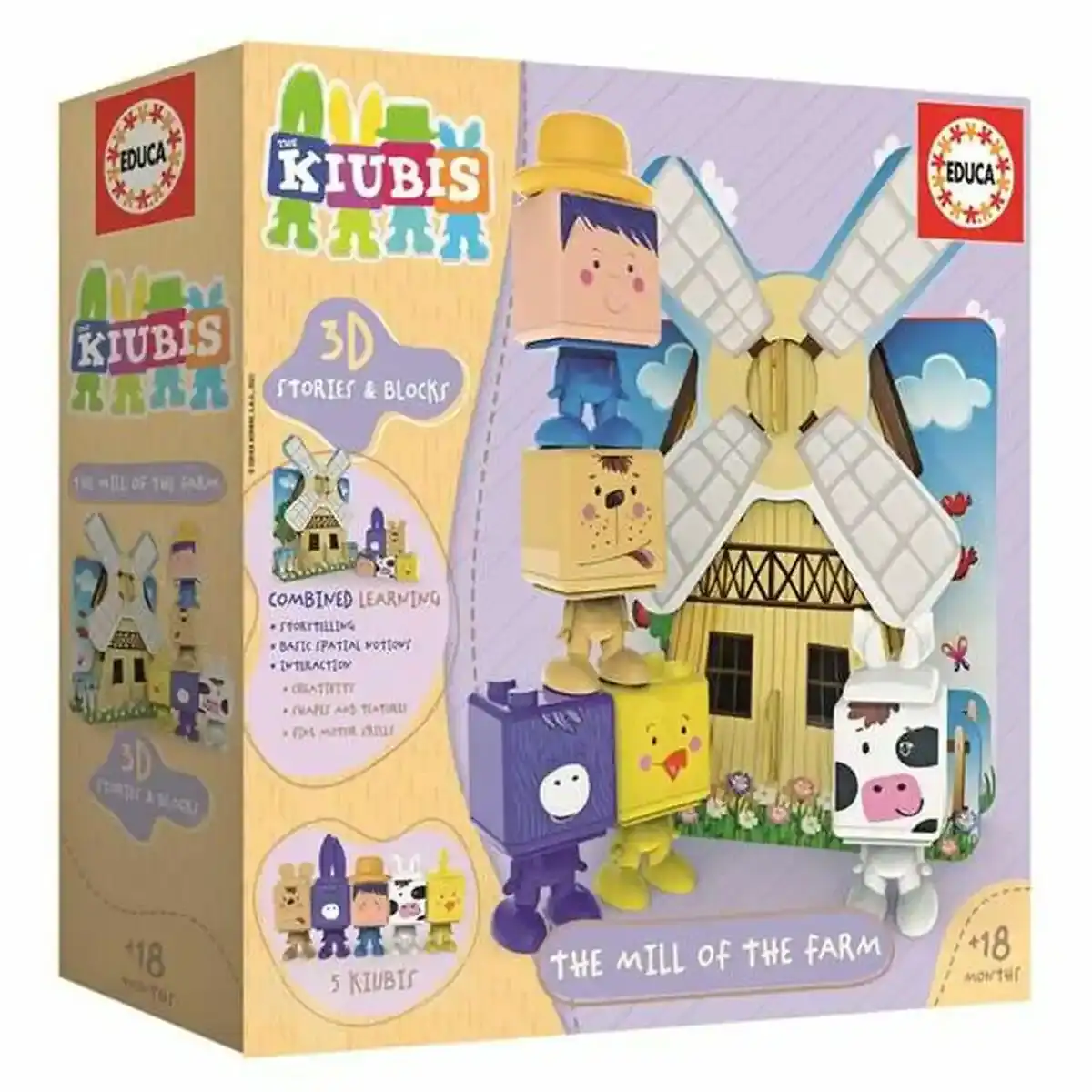 Jeu éducatif Educa Le moulin de la ferme Kiubis. SUPERDISCOUNT FRANCE