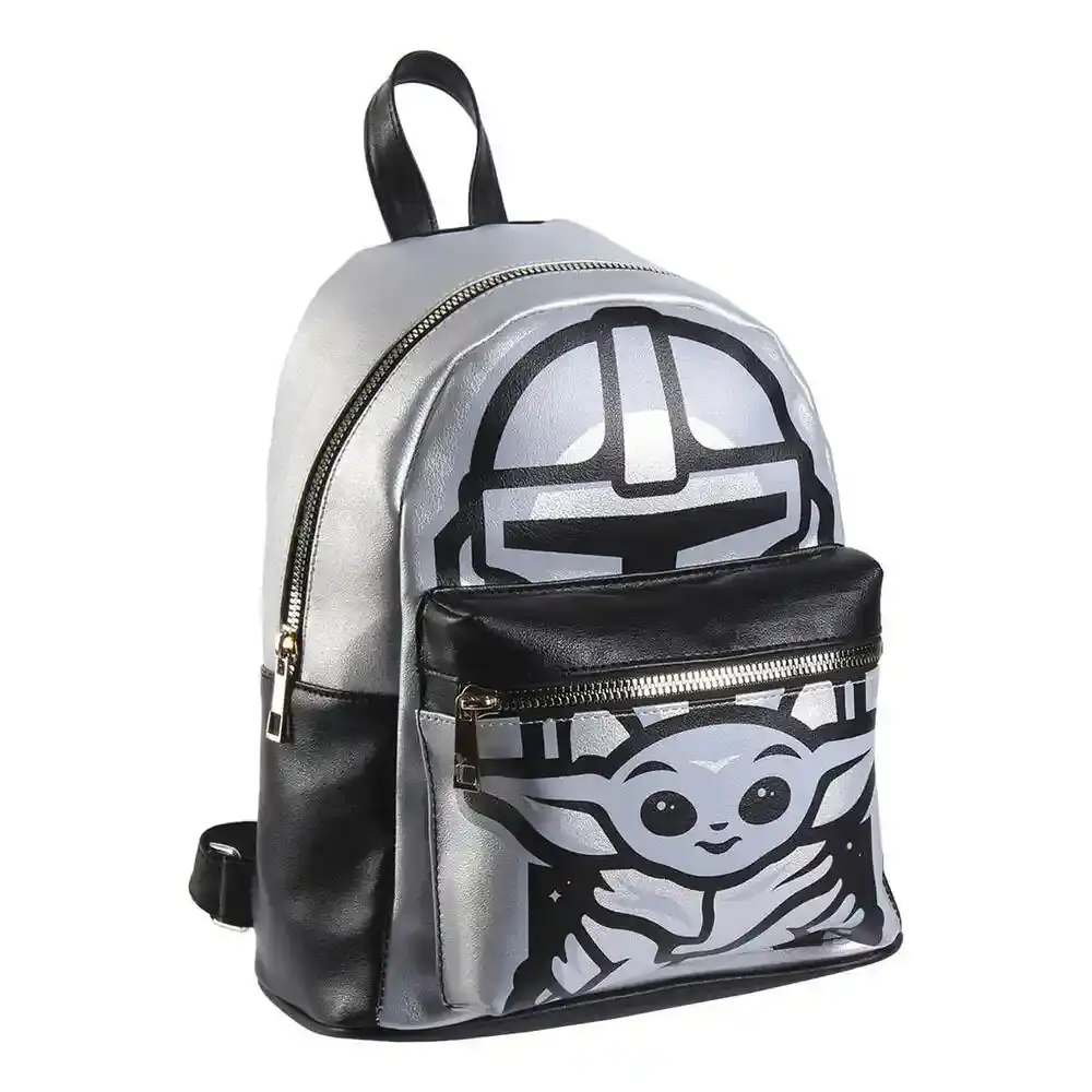 Sac à dos décontracté The Mandalorian Silver (22 x 27 x 12,5 cm). SUPERDISCOUNT FRANCE