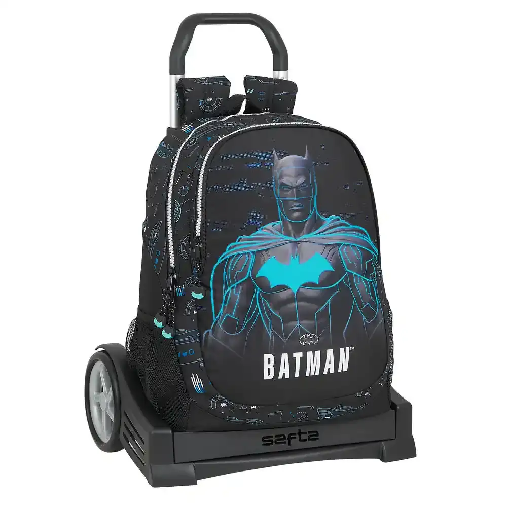 Sac à dos scolaire à roulettes Batman Bat-tech Noir 16 L. SUPERDISCOUNT FRANCE