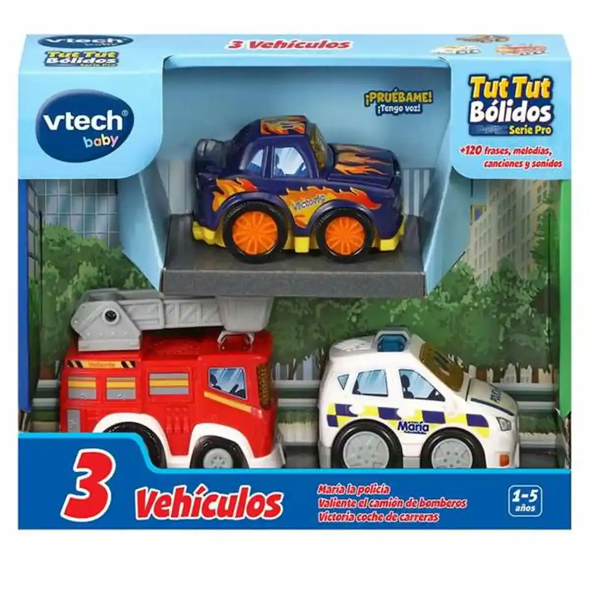 Véhicule Playset Vtech 8 x 9 x 5,5 cm 3 Pièces. SUPERDISCOUNT FRANCE
