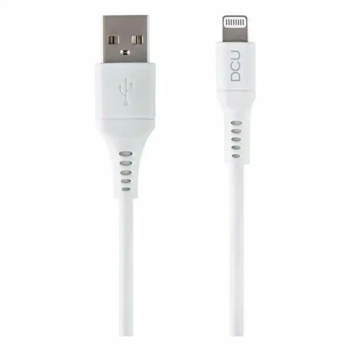 Câble USB vers Lightning DCU 34101290 Blanc (1M). SUPERDISCOUNT FRANCE