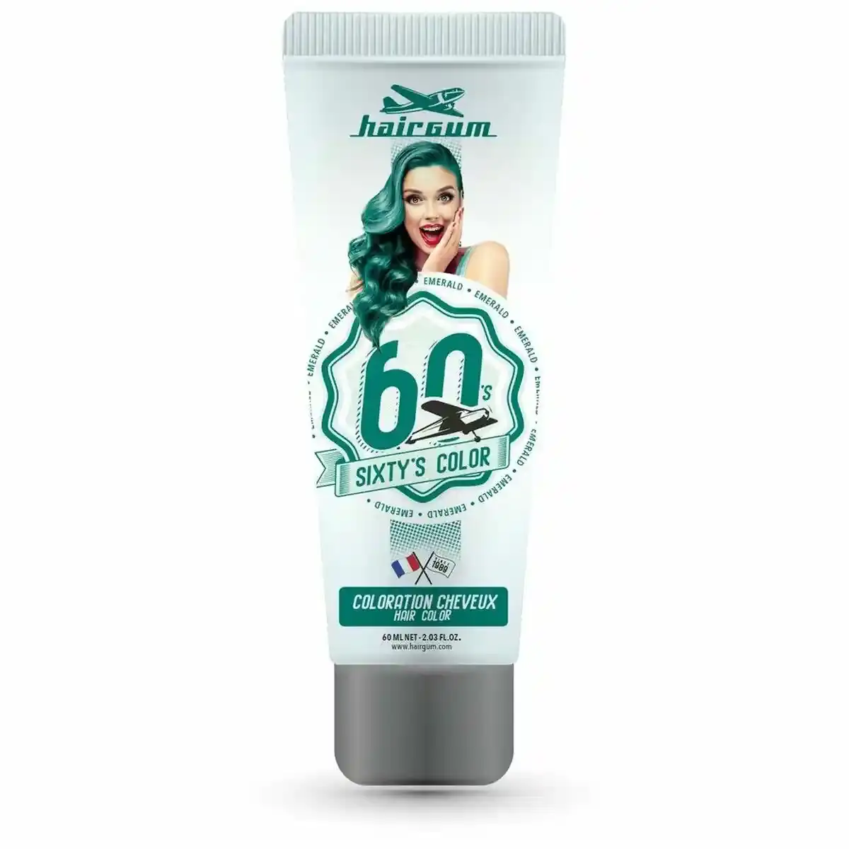 Coloration semi permanente hairgum sixty s color vert emeraude 60 ml _9093. Découvrez DIAYTAR COTE D'IVOIRE - Votre Source de Produits Variés et un Service Exceptionnel. Parcourez nos catégories et bénéficiez d'un service client dévoué, prêt à vous guider à chaque étape.