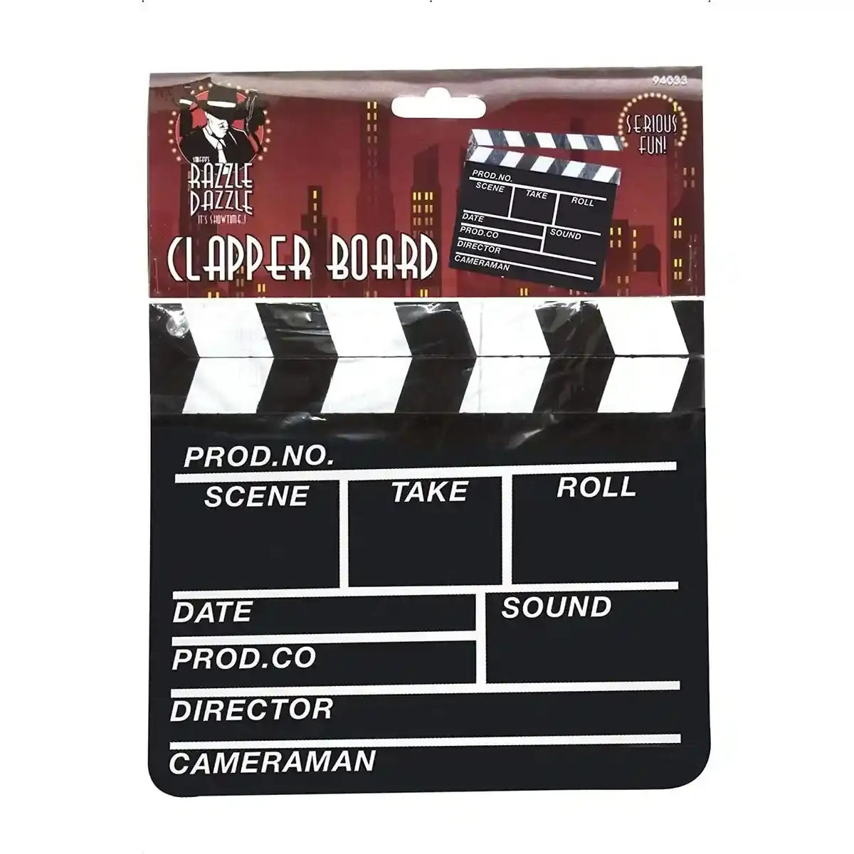 Costune accessoire smiffy s clapper board_4798. DIAYTAR COTE D'IVOIRE - Là où le Chic Rencontre la Tradition. Naviguez à travers notre catalogue et choisissez des produits qui équilibrent l'élégance intemporelle et l'innovation moderne.