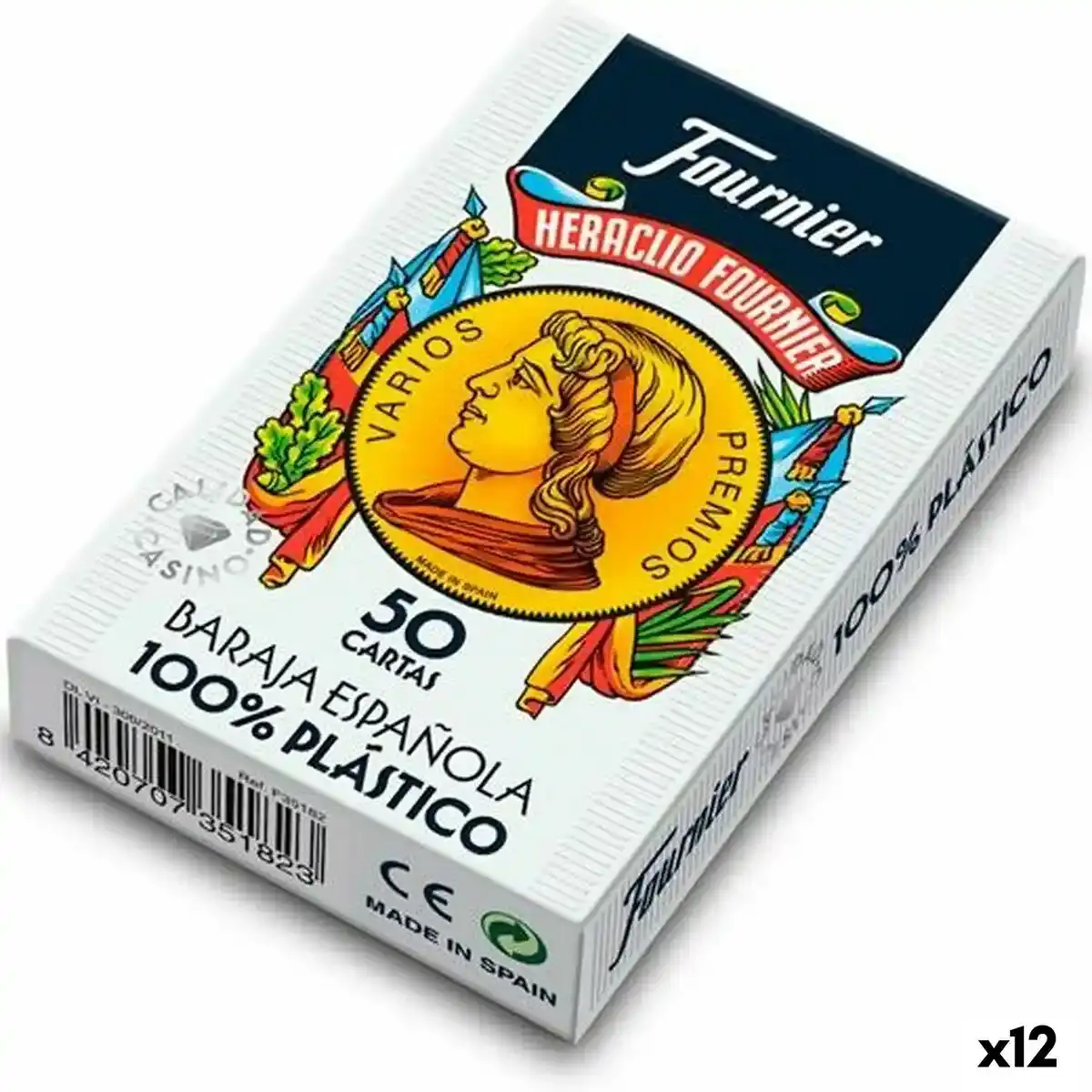 Pack de cartes a jouer espagnoles 50 cartes fournier plastique 12 unites 61 5 x 95 mm _5001. Entrez dans l'Univers de DIAYTAR COTE D'IVOIRE - Où la Tradition S'unit à la Modernité. Explorez notre sélection pour trouver des produits qui allient héritage et innovation.