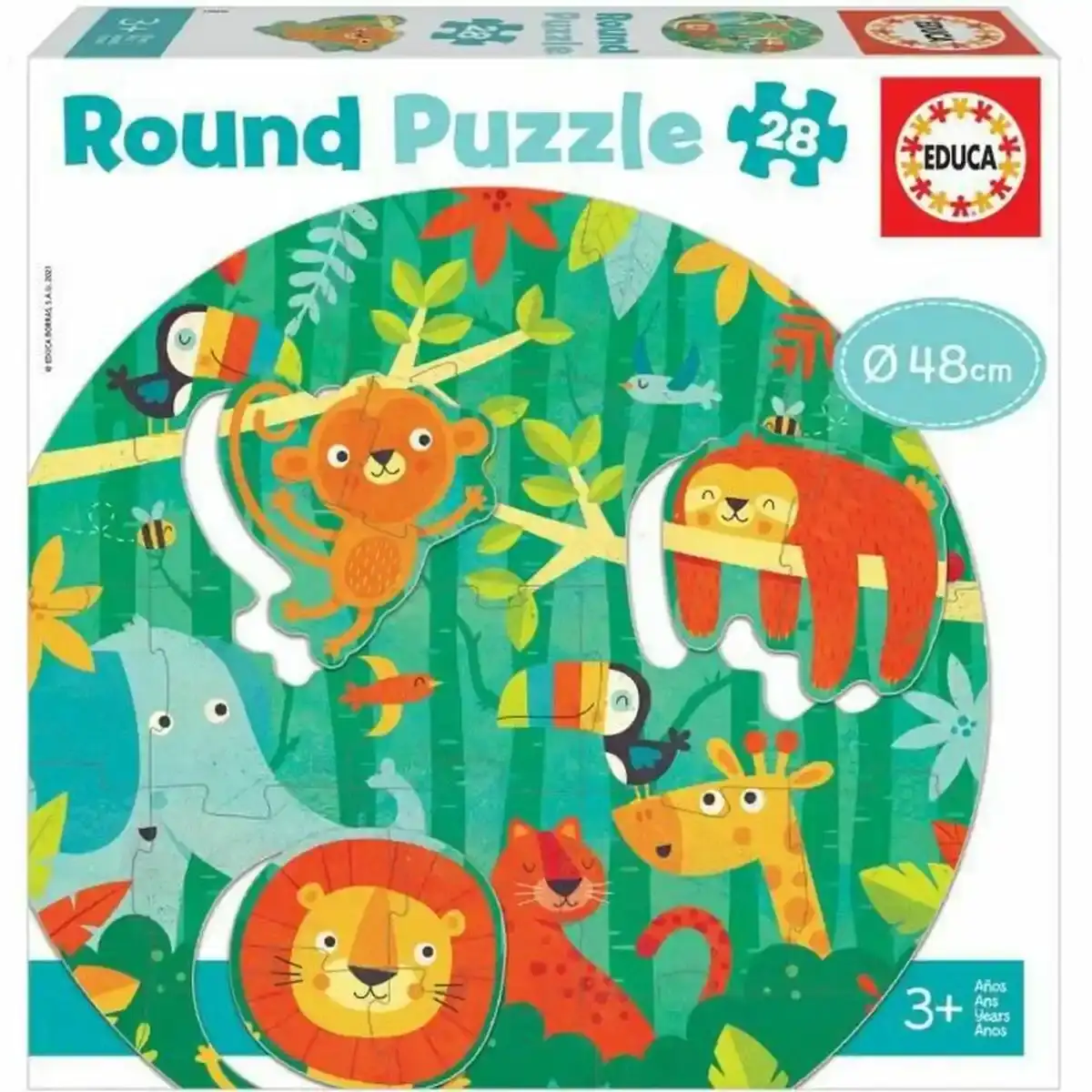 Puzzle Educa La Jungle (28 pcs). SUPERDISCOUNT FRANCE