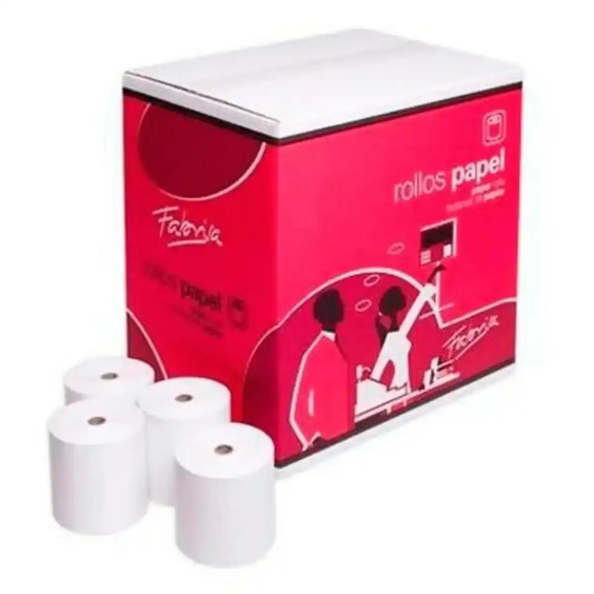 Rouleau de Papier Thermique Fabrisa 60 x 55 x 12 mm (10Unités). SUPERDISCOUNT FRANCE