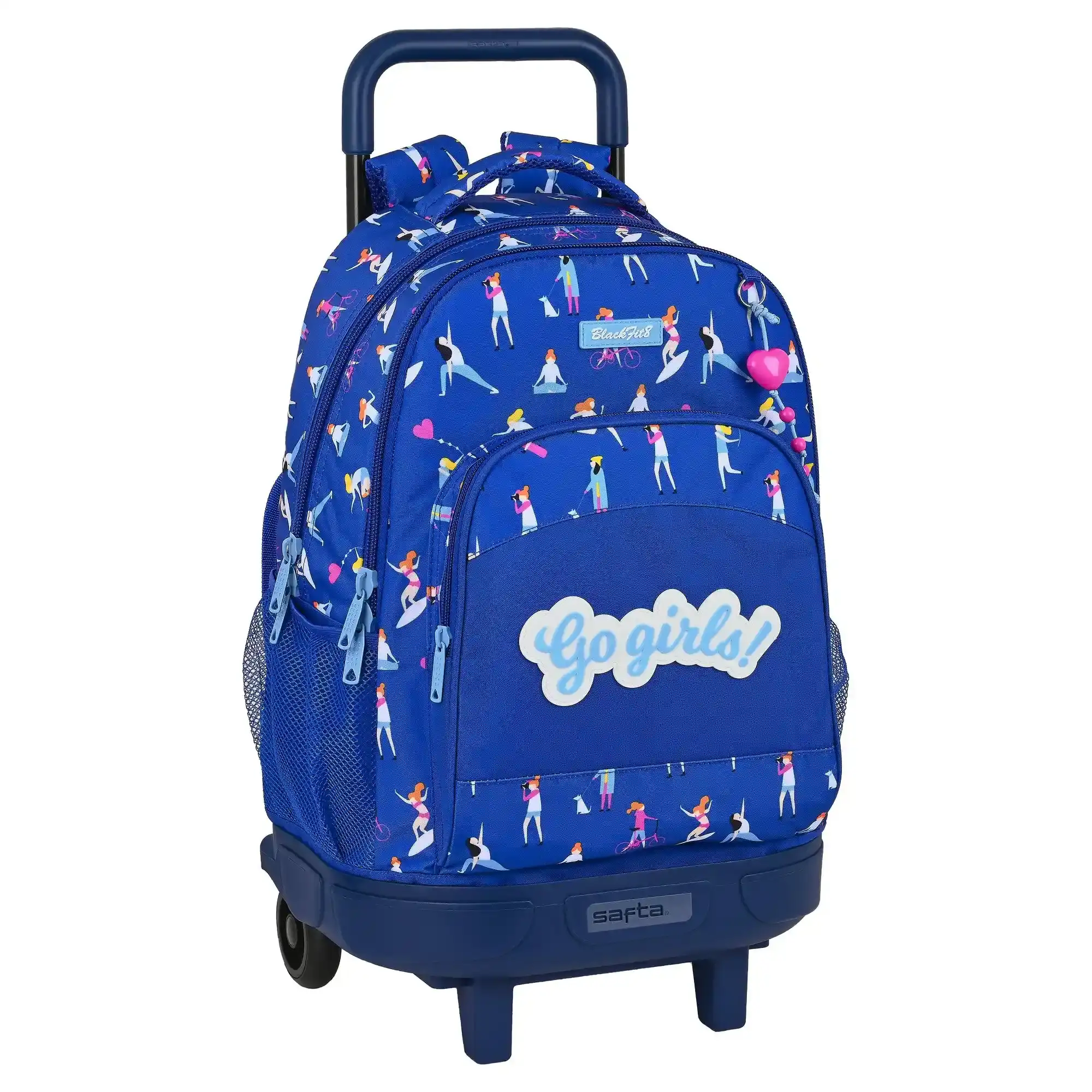 Sac à dos scolaire à roulettes BlackFit8. SUPERDISCOUNT FRANCE