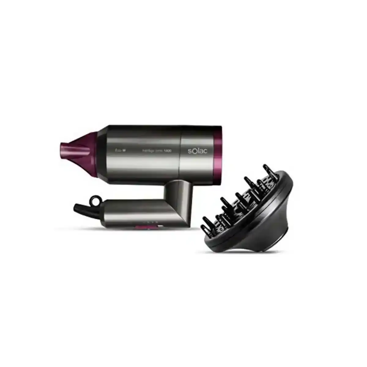 Seche cheveux solac hair go ionic pliable_2019. DIAYTAR COTE D'IVOIRE - Là où Chaque Achat Contribue à un Rêve. Naviguez à travers notre boutique en ligne et soutenez des artisans talentueux tout en acquérant des trésors.