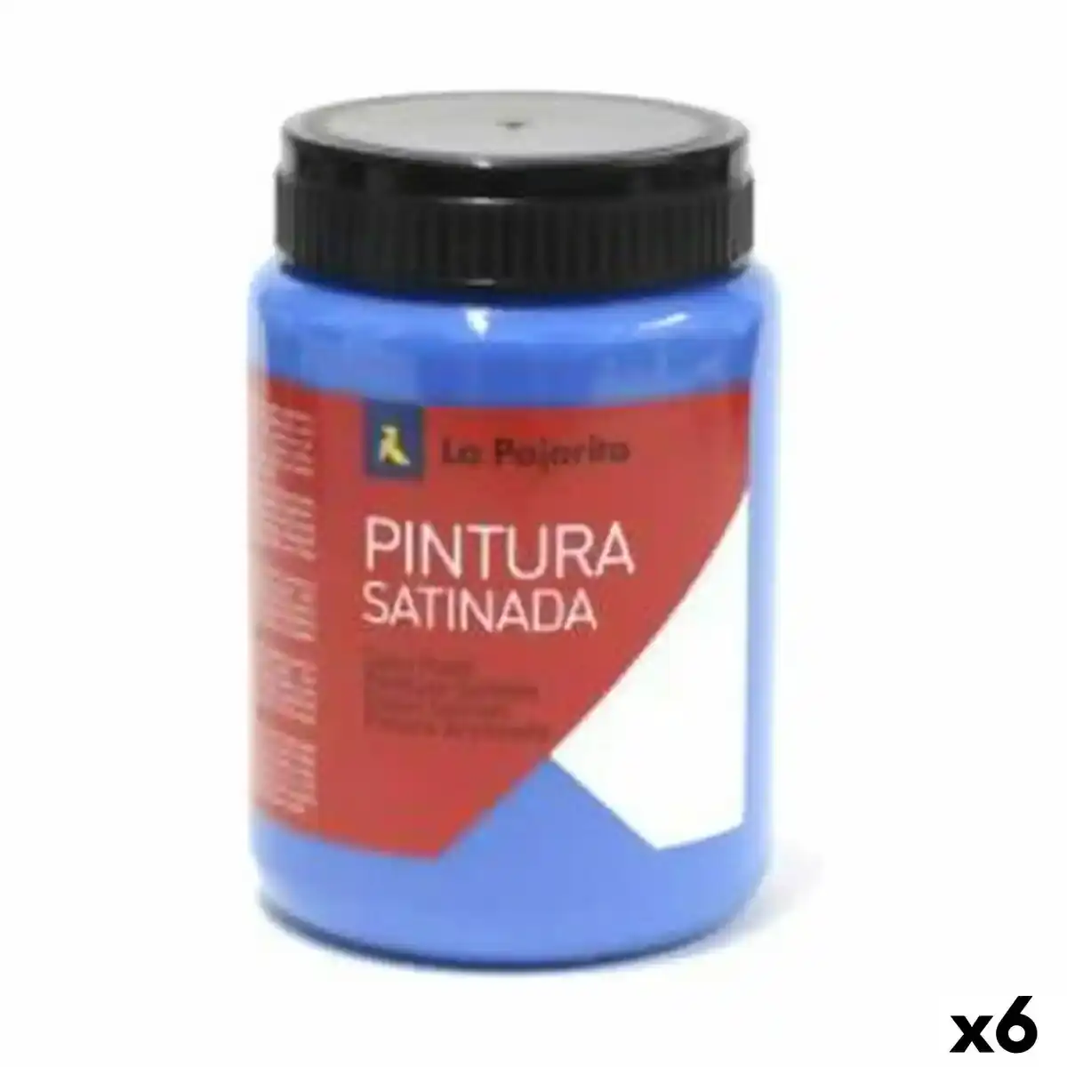 Tempera La Pajarita Intense L-12 Bleu Satiné (35 ml) (6 Unités). SUPERDISCOUNT FRANCE