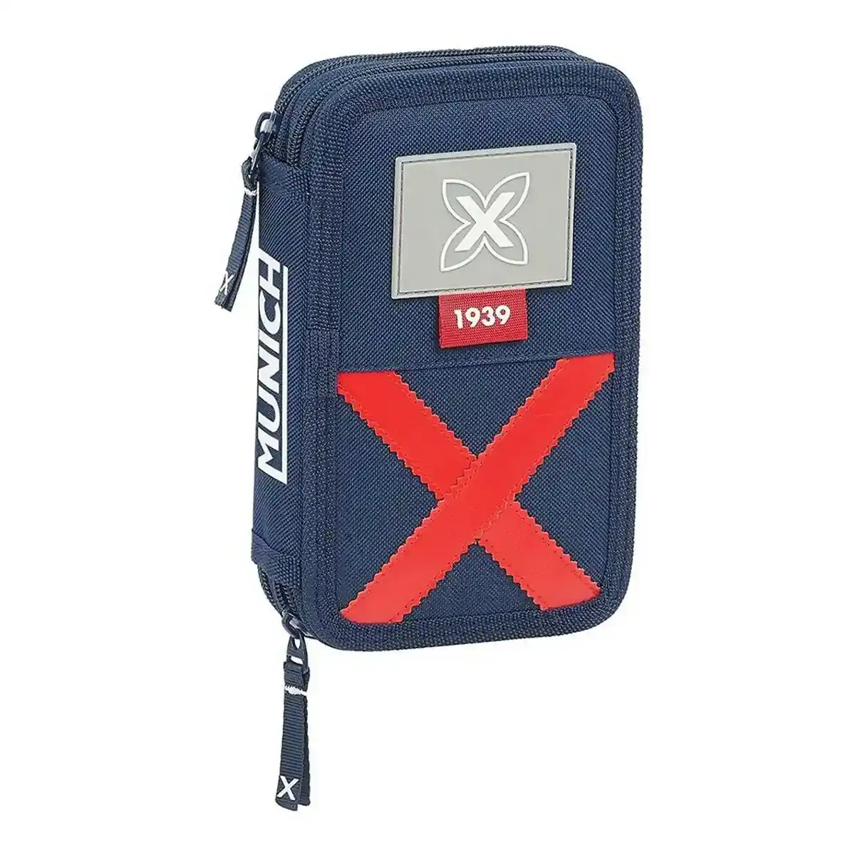 Trousse Triple Munich Spike Bleu Marine (28 pcs). SUPERDISCOUNT FRANCE