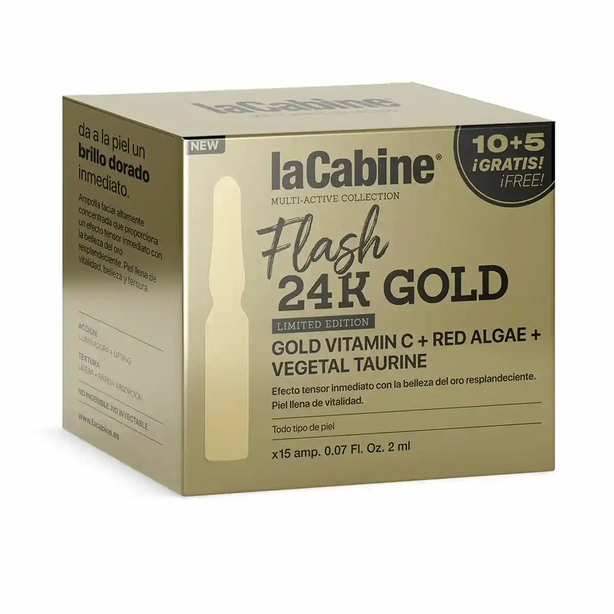 Ampoules lacabine flash k gold 15 unites 2 ml_3781. DIAYTAR COTE D'IVOIRE - Où Choisir est une Célébration. Découvrez notre sélection de produits qui représentent la diversité et la joie du Côte d'Ivoire, à chaque étape de votre vie.