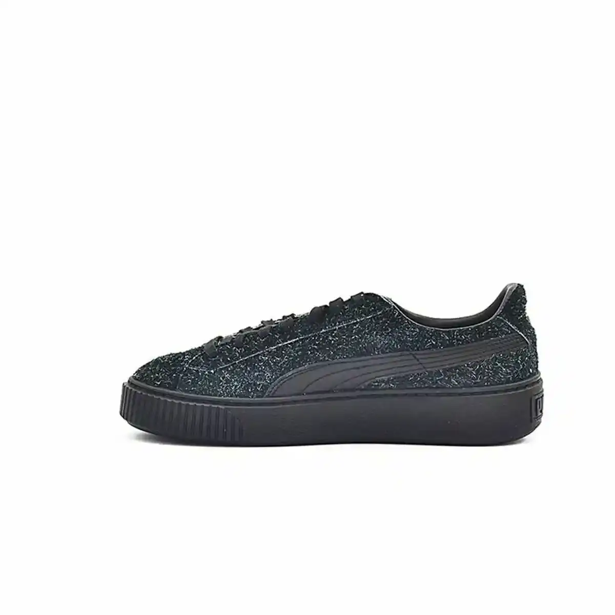 Baskets de sport pour femme Puma Suede Platform Eletal Noir. SUPERDISCOUNT FRANCE